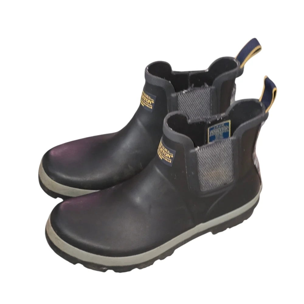 Pendleton Women's Black Chelsea Waterproof Rain Boot Size 10